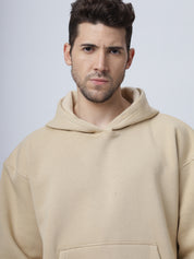 Beige Oversize Hoodie