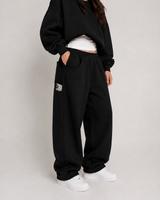 320 GSM Black Baggy Sweatpant