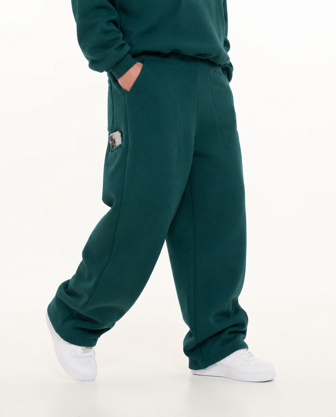 320 GSM Teal Baggy Sweatpant