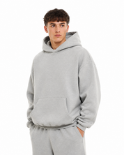 Heavyweight Grey Melange Co-ord Set Men