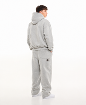 Heavyweight Grey Melange Co-ord Set Men