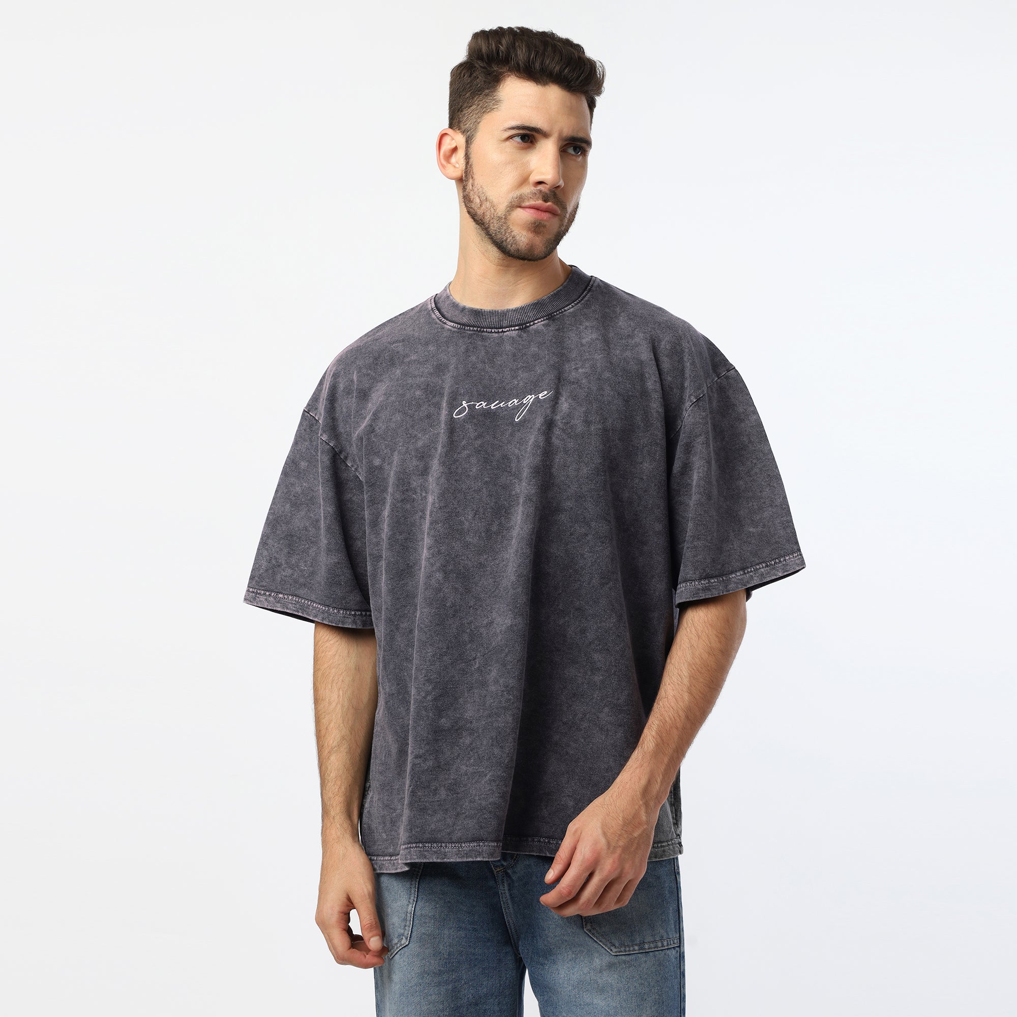 Acid Wash Baggy Oversize Fit Tshirt