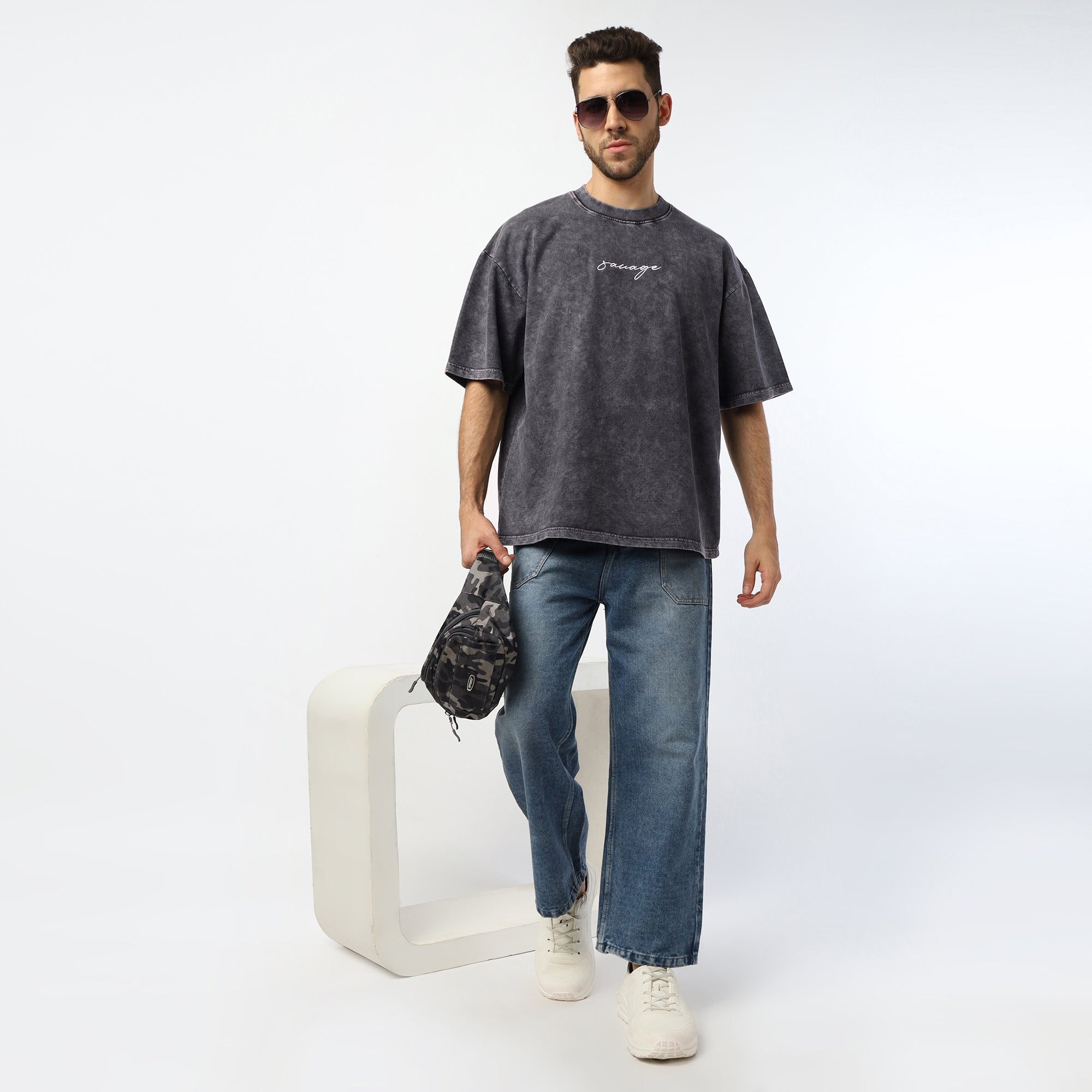 Acid Wash Baggy Oversize Fit Tshirt