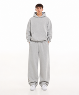 Heavyweight Grey Melange Co-ord Set Men