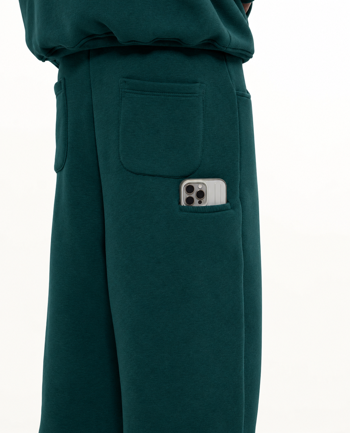 320 GSM Teal Baggy Sweatpant