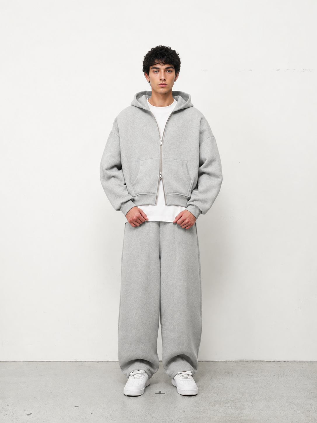 350 GSM Reverse Zip Cozy Co-Ord Set