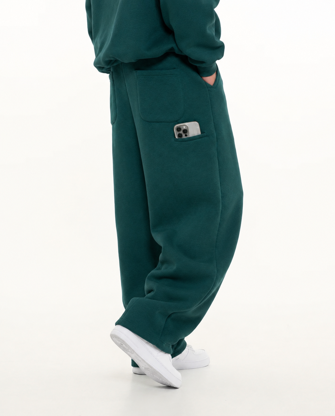 320 GSM Teal Baggy Sweatpant