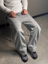 Gray Double Baggy Trackpant