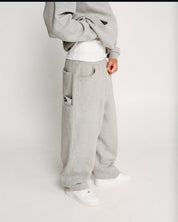 320 GSM Grey Baggy Side Pocket Sweatpant