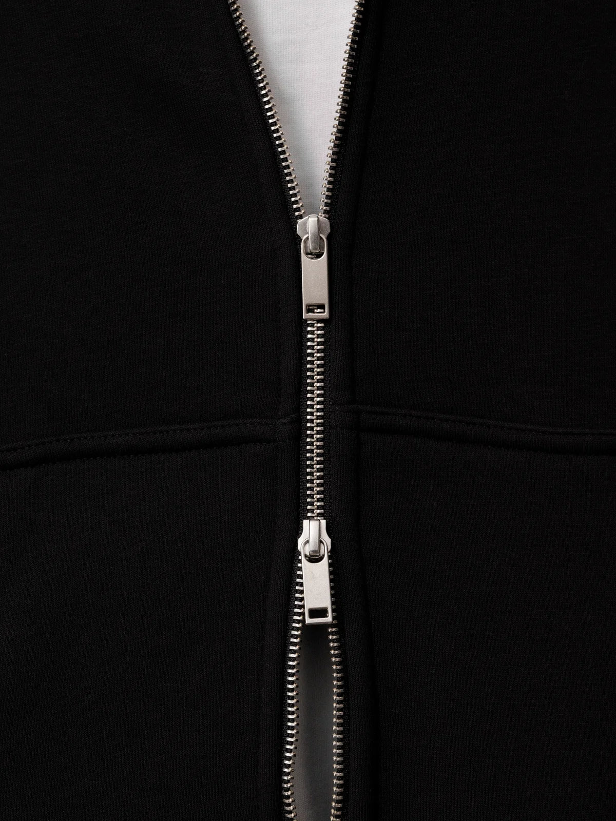 350 GSM Reverse Zip Co-ord set Black