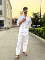 White Linen Shirt