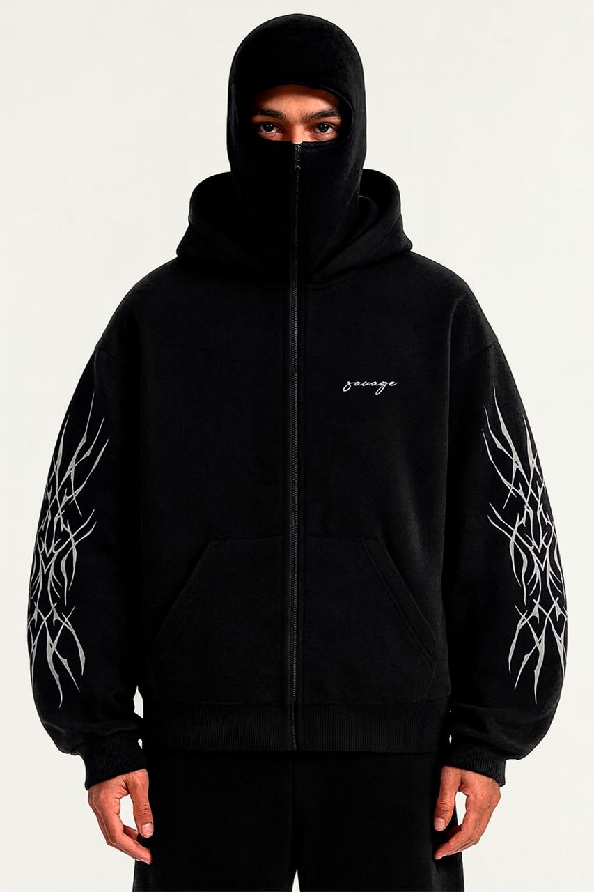 350 GSM Ninja Balaclava Hoodie