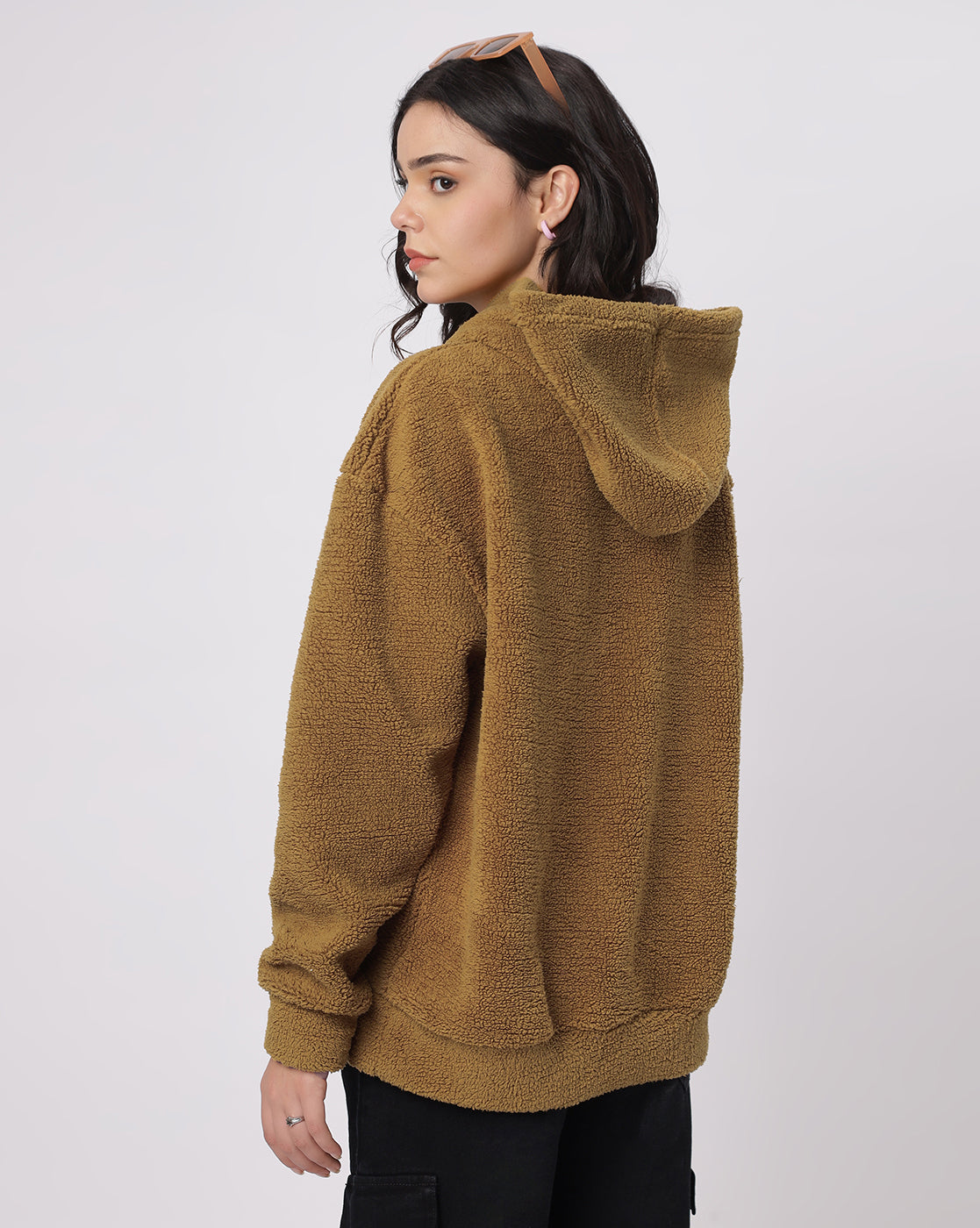 Brown Oversize Hoodie