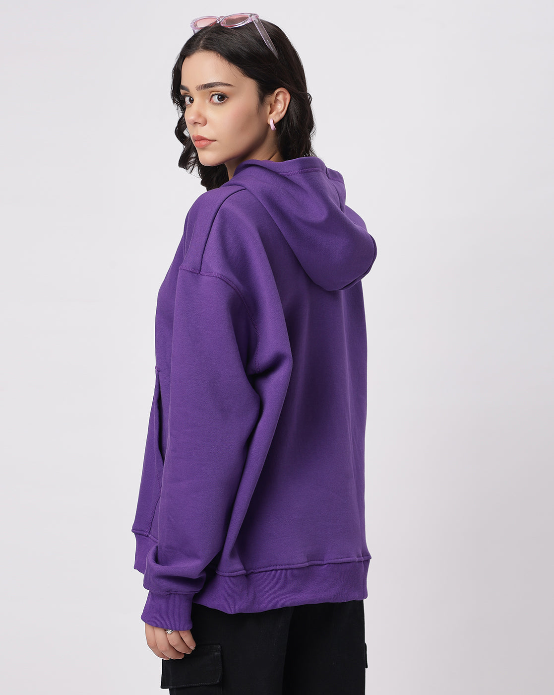 Purple Oversize Hoodie