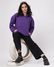 Purple Oversize Hoodie