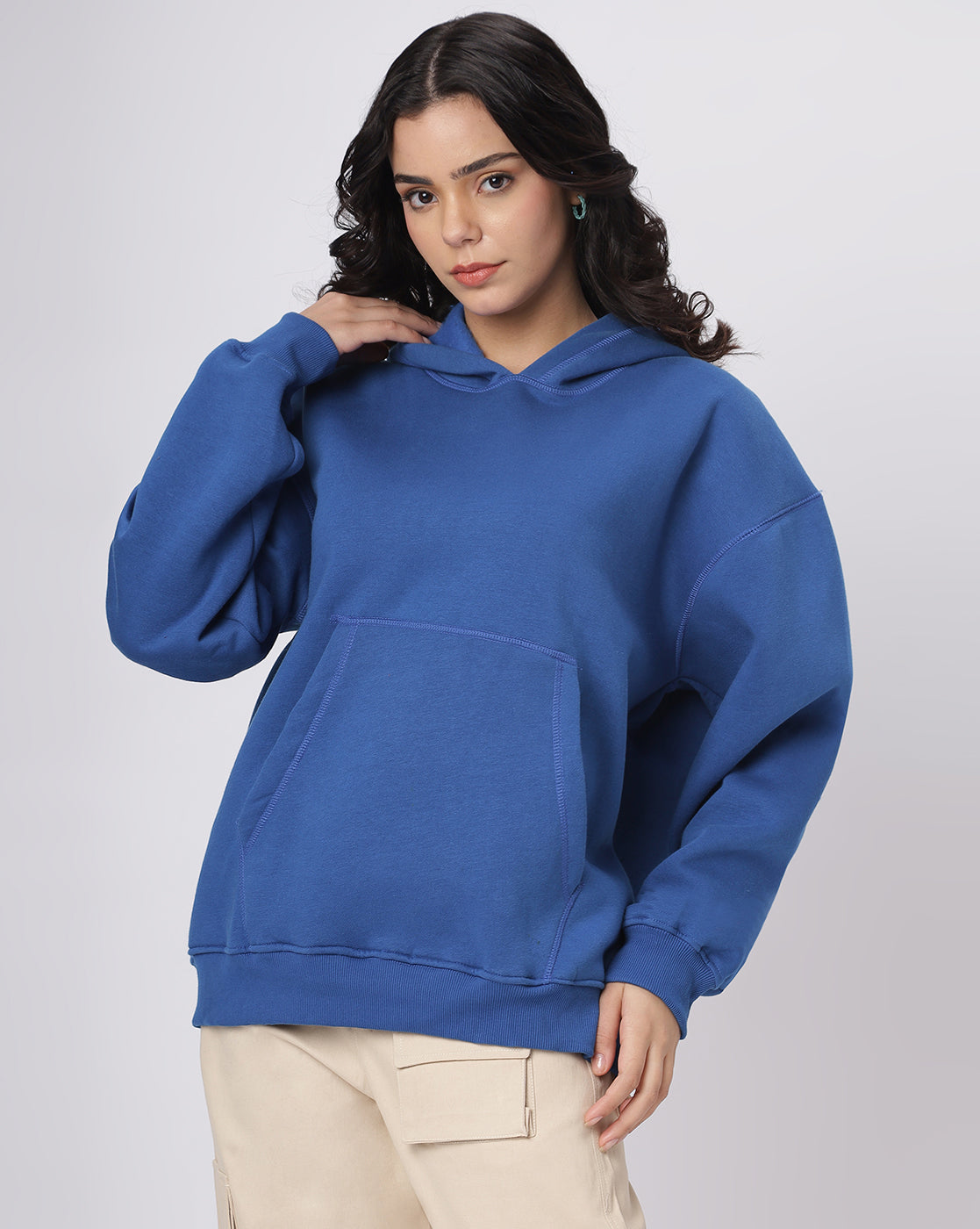 Royal Blue Oversize Hoodie