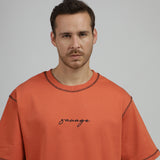 Meera Orange Oversize Tshirt