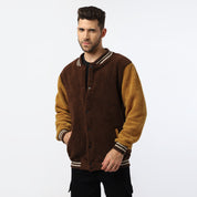 Coffee Sherpa Varsity Jacket