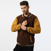 Coffee Sherpa Varsity Jacket