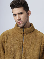 Brown Sherpa Zipper Jacket