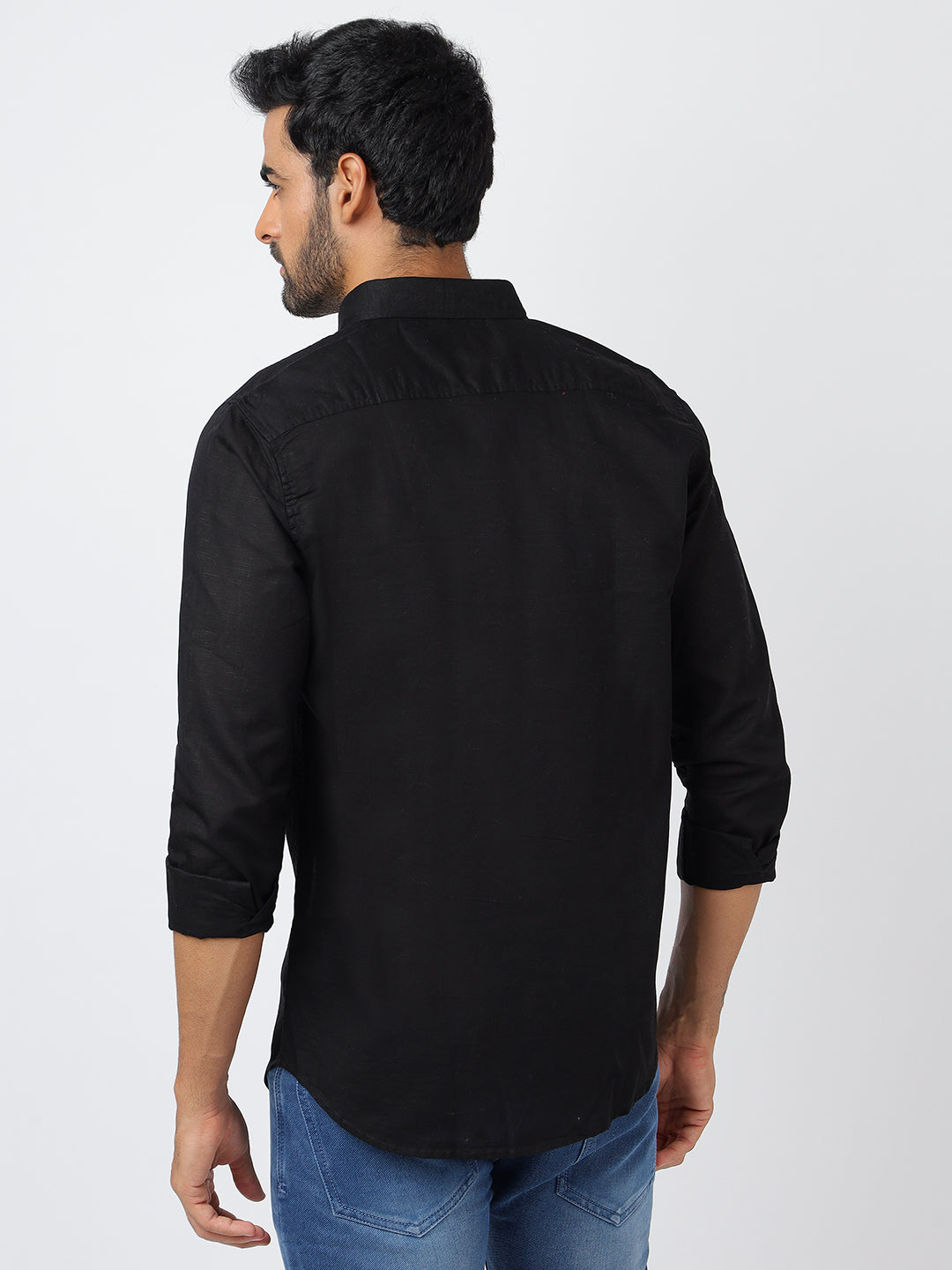 Black Linen Shirt