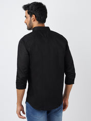 Black Linen Shirt