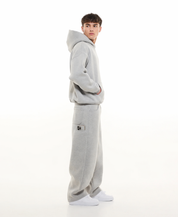 320 GSM Cozy Grey Side Pocket Sweatpant