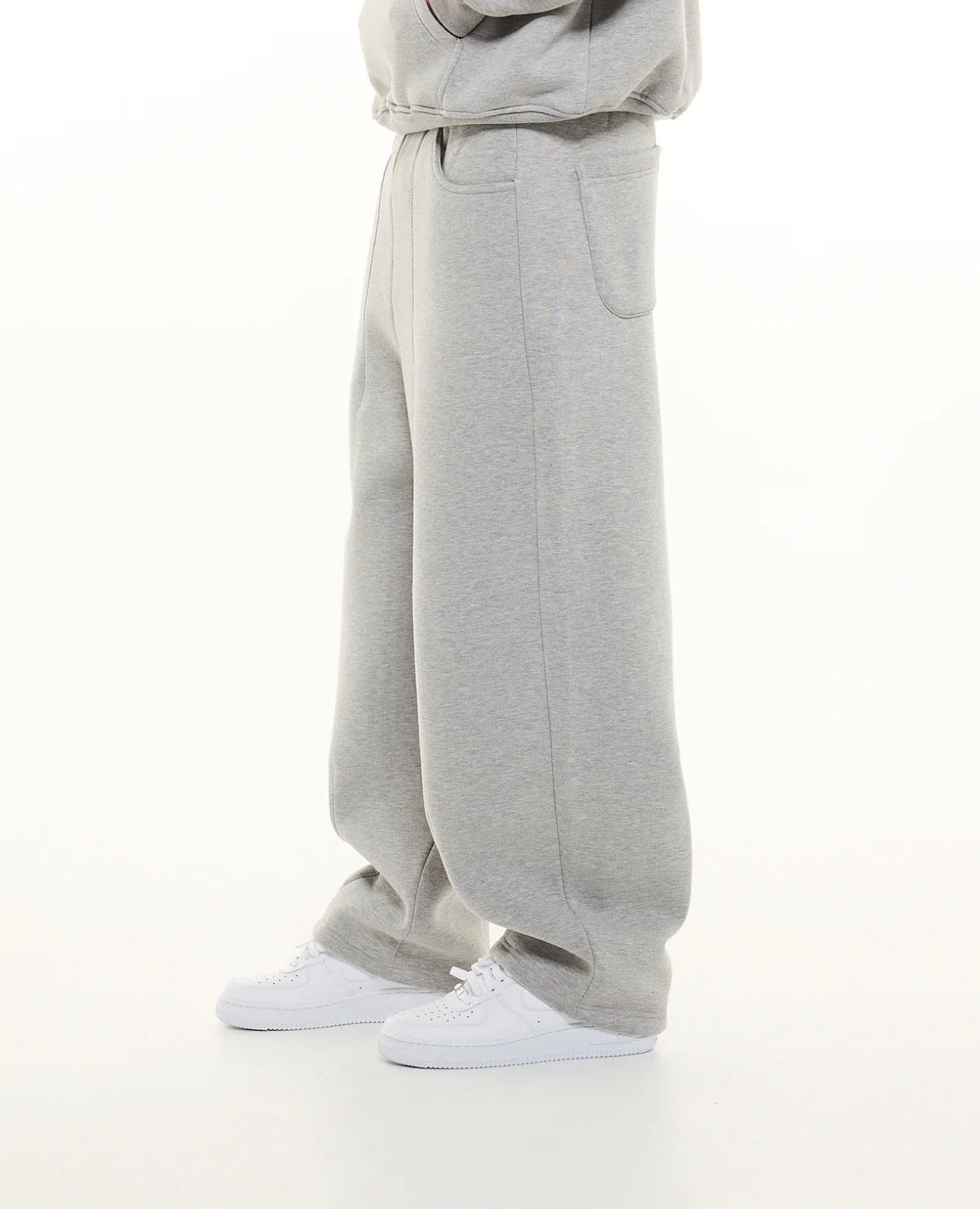 320 GSM Cozy Grey Side Pocket Sweatpant
