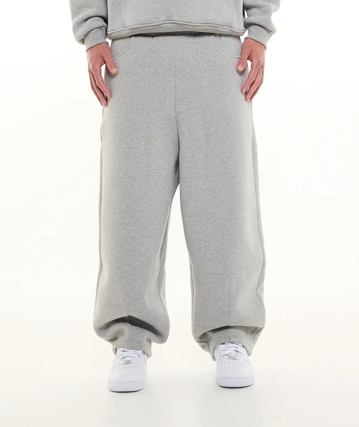 320 GSM Cozy Grey Side Pocket Sweatpant