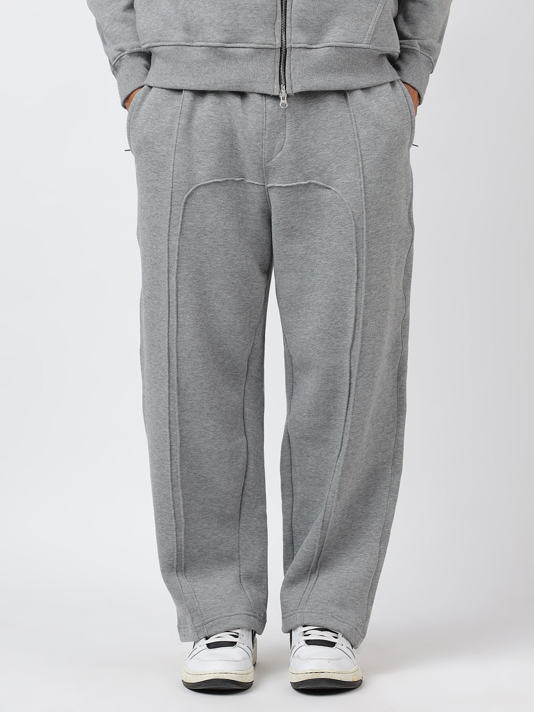 Grey Double Baggy Trackpant