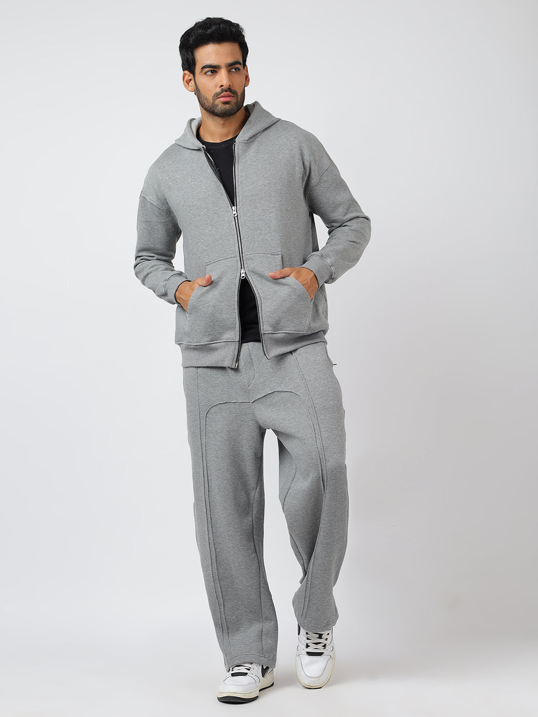 Grey Double Baggy Trackpant