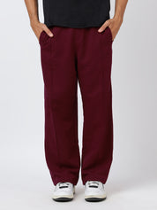 Maroon Baggy Trackpant