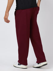 Maroon Baggy Trackpant