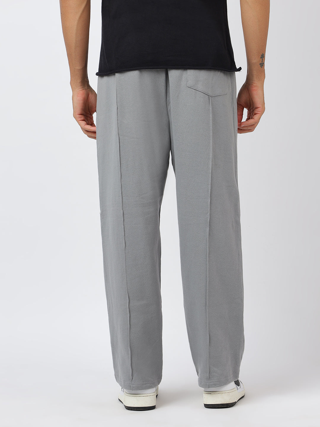 Grey Single Baggy Trackpant