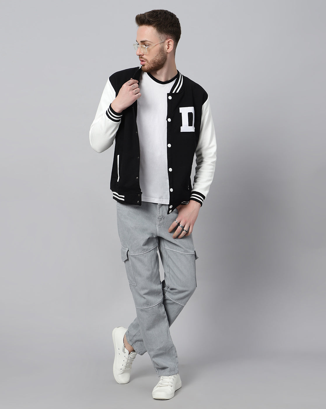 D Lettermen Varsity Jacket