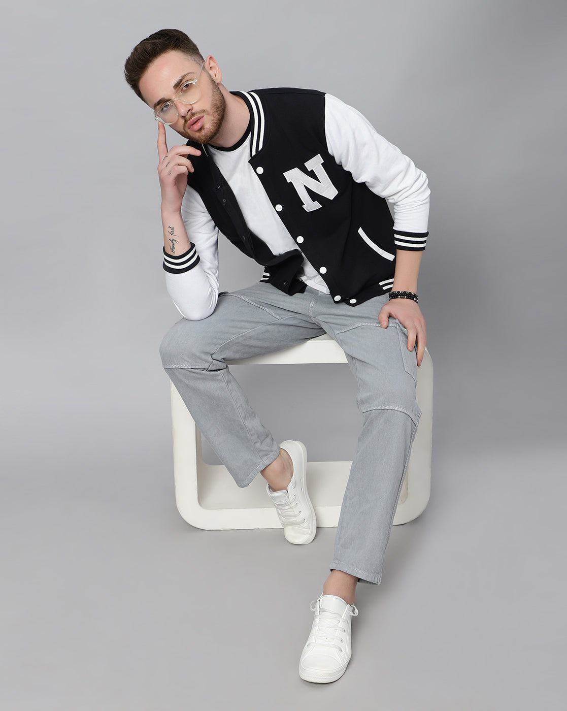 N Lettermen Varsity Jacket