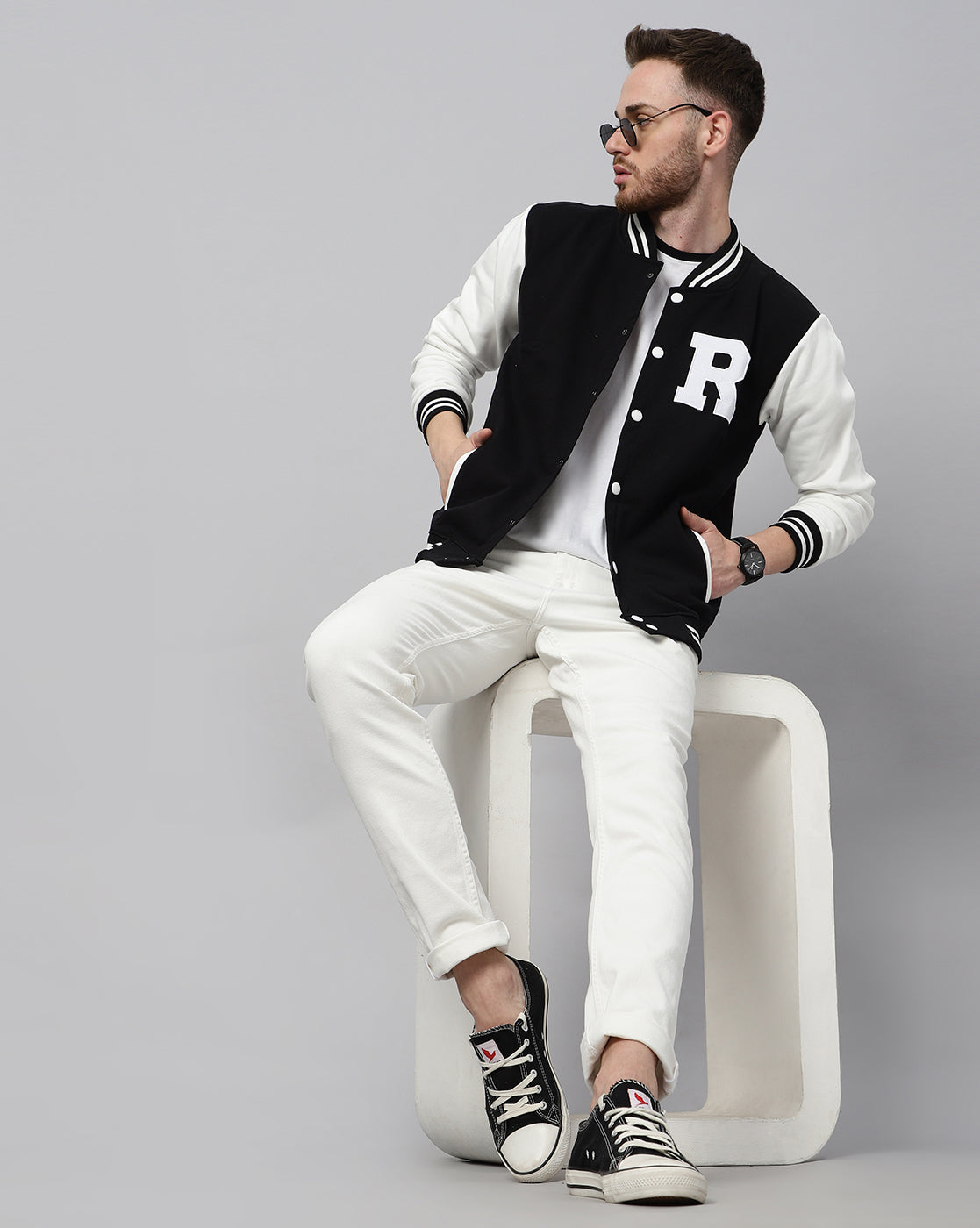 R Lettermen Varsity Jacket