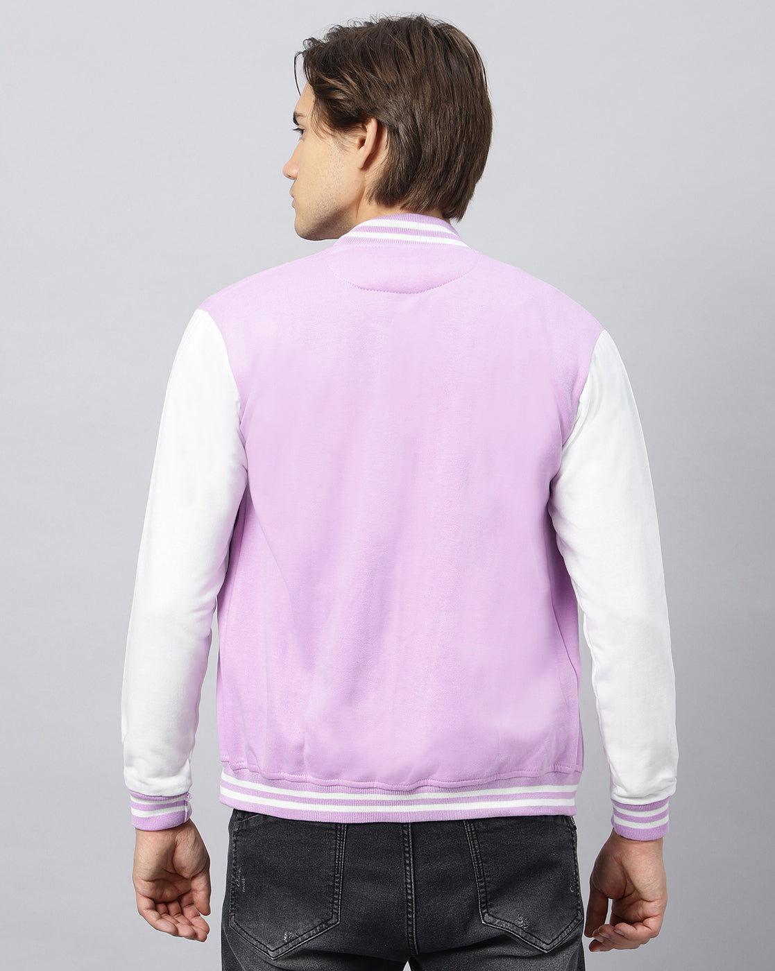 Lavender Varsity Jacket