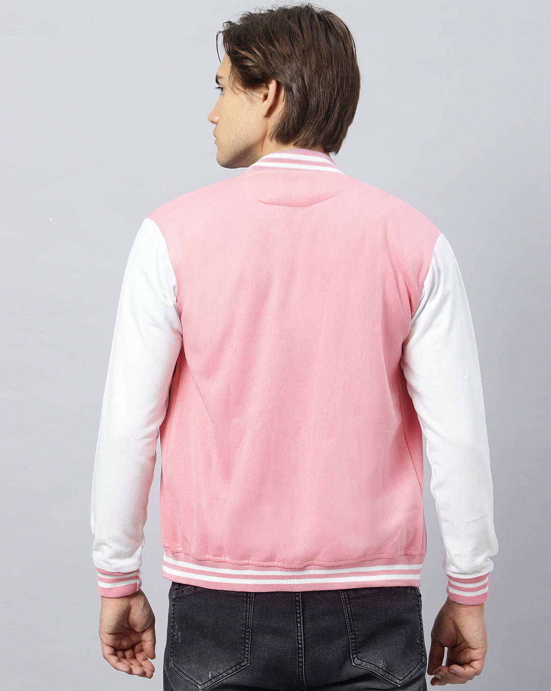 Pink Varsity Jacket