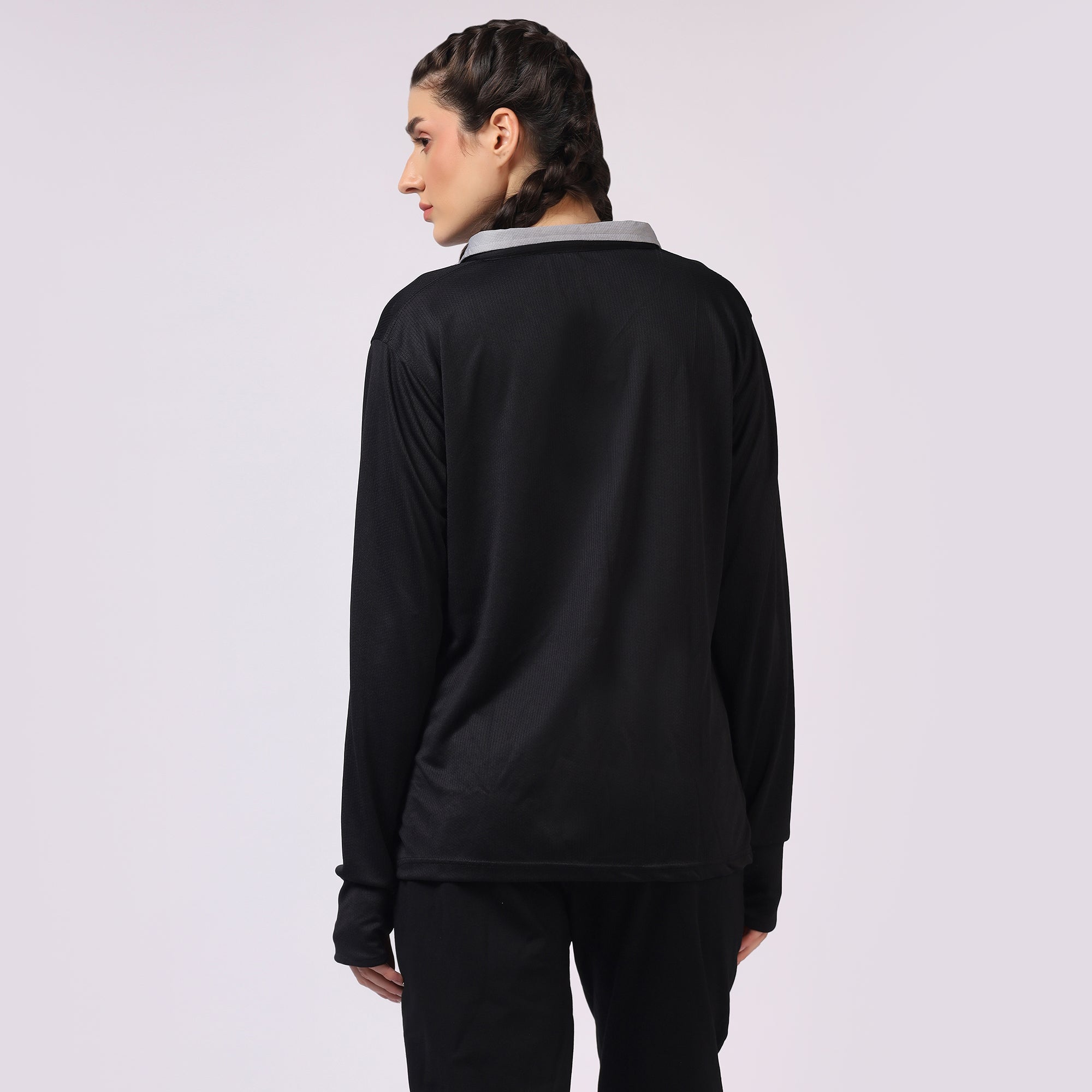 Black UPF Sunscreen Jacket