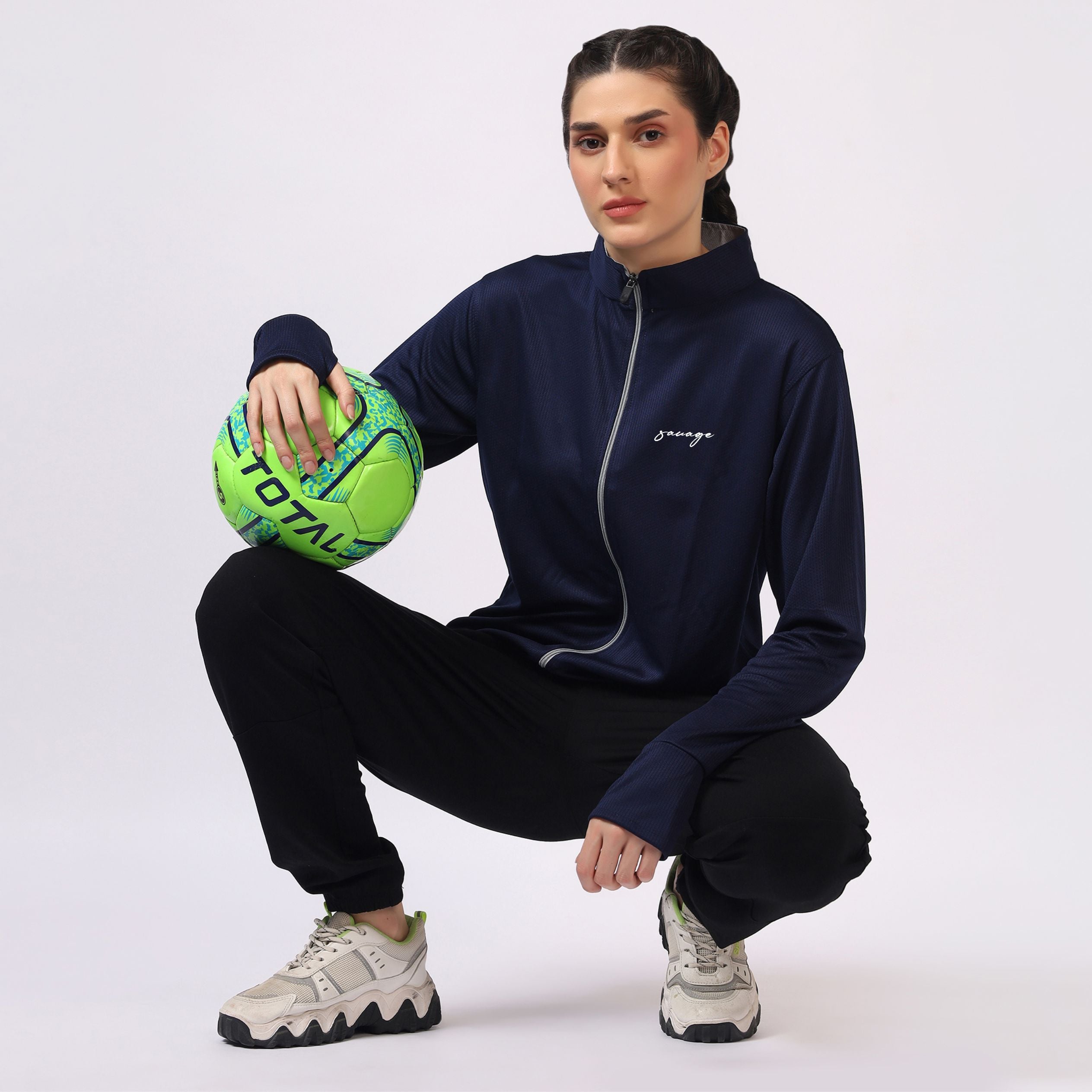 Navy UPF Sunscreen Jacket