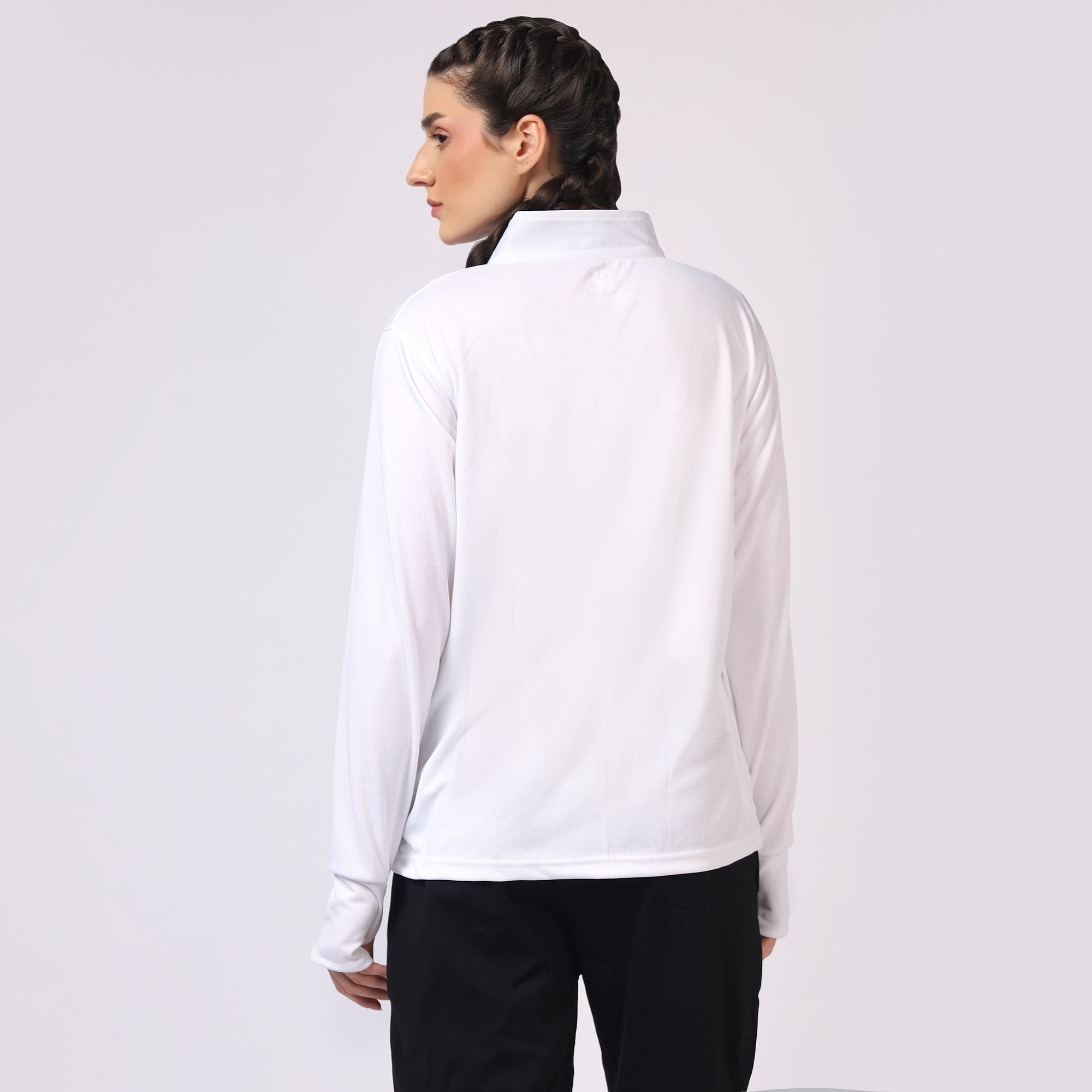 White UPF Sunscreen Jacket