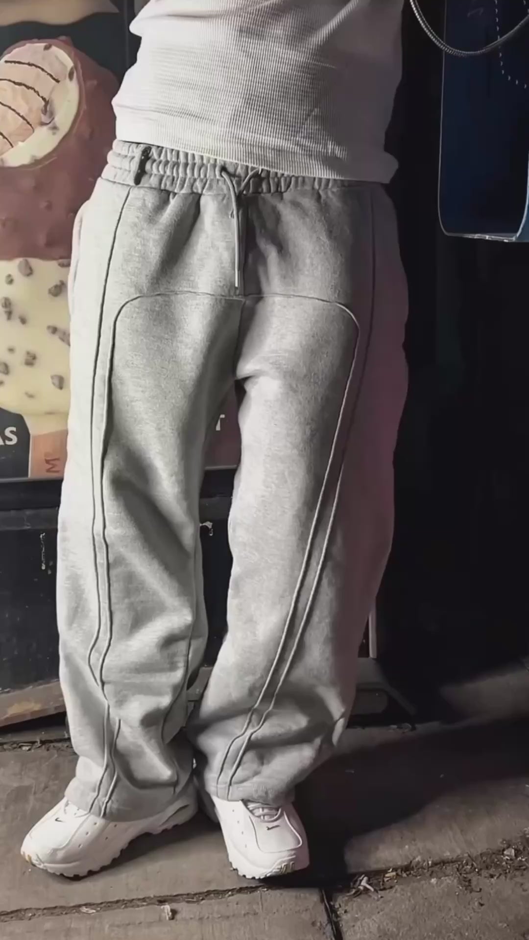Black Baggy Trackpant